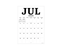 Tf Publishing Paper Goods July 2026 - June 2027 Medium Art Poster Wall Calendar
