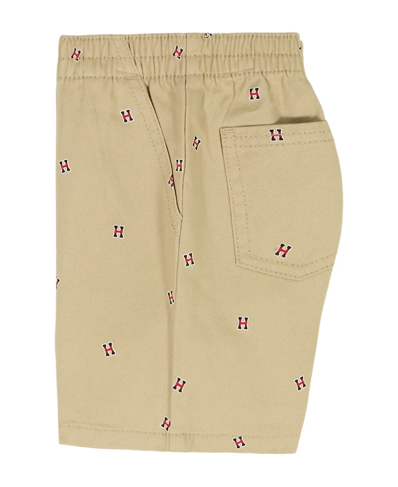 Tommy Hilfiger Boys 2T-7 2-Piece Knit Woven Short Set