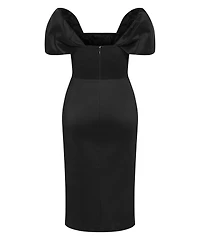City Chic Women's Elyse Off Shoulder Midi Dress