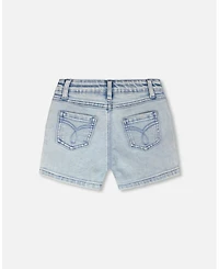 Deux par Big Girls Light Blue Denim Shorts