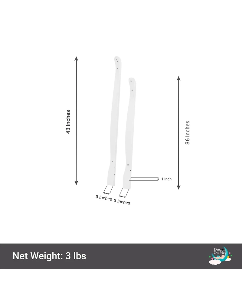 Dream On Me 4 in 1 Brody Convertible Crib Conversion Post