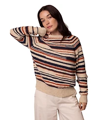 Celtic & Co. Women's Donegal Broken Stripe Sweater