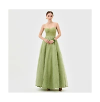 Bariano Women's Isadora Tulle Ball Gown Dress