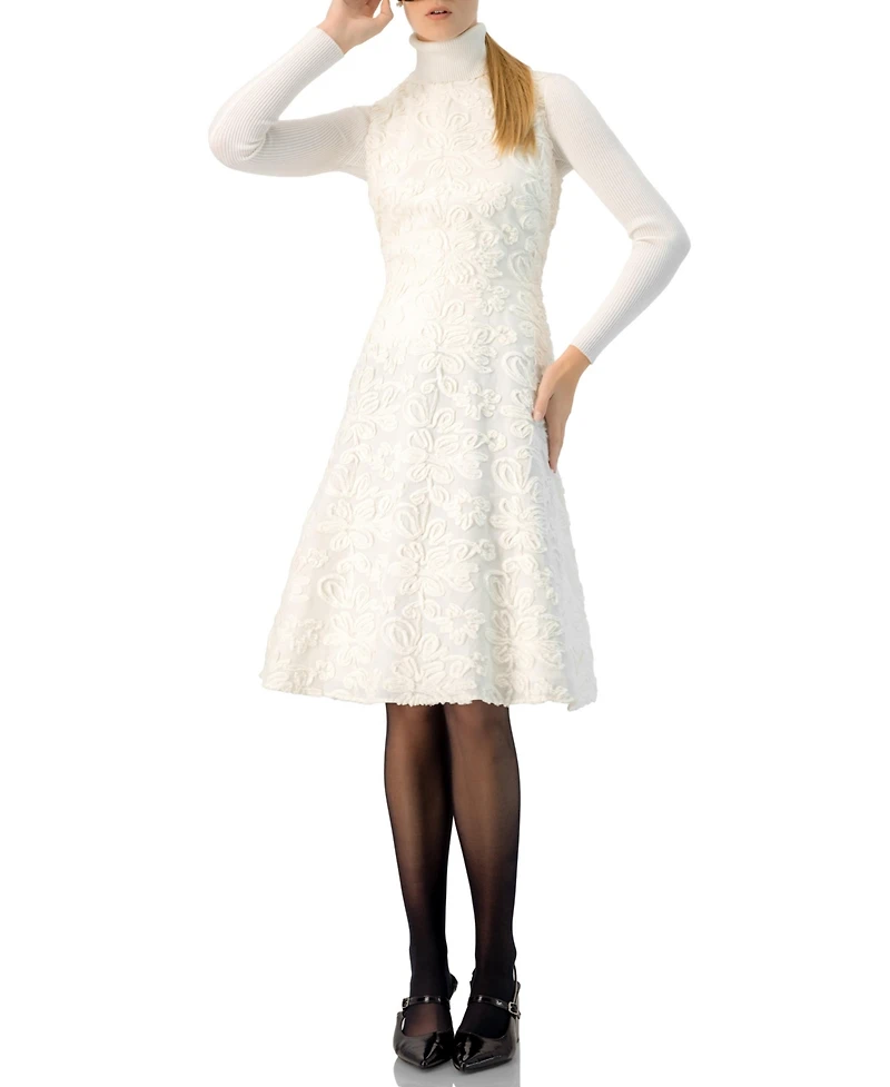 Ivonne Women's Sleeveless Midi Sheath Dress