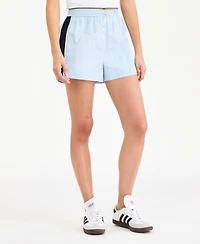 Bar Iii Women's Side-Striped Track Shorts, Macy's Exclusive