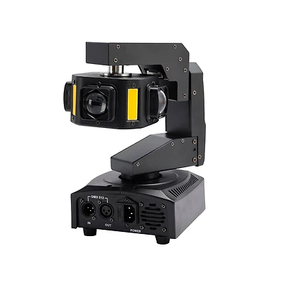 Artudatech 100W DMX512 Moving Head Stage Light with Cree LEDs, Laser & Sound Control for Party