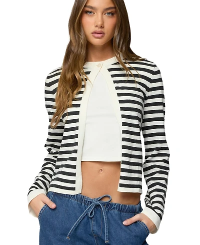 Edikted Women's Jenie Split Front Knit Cardigan
