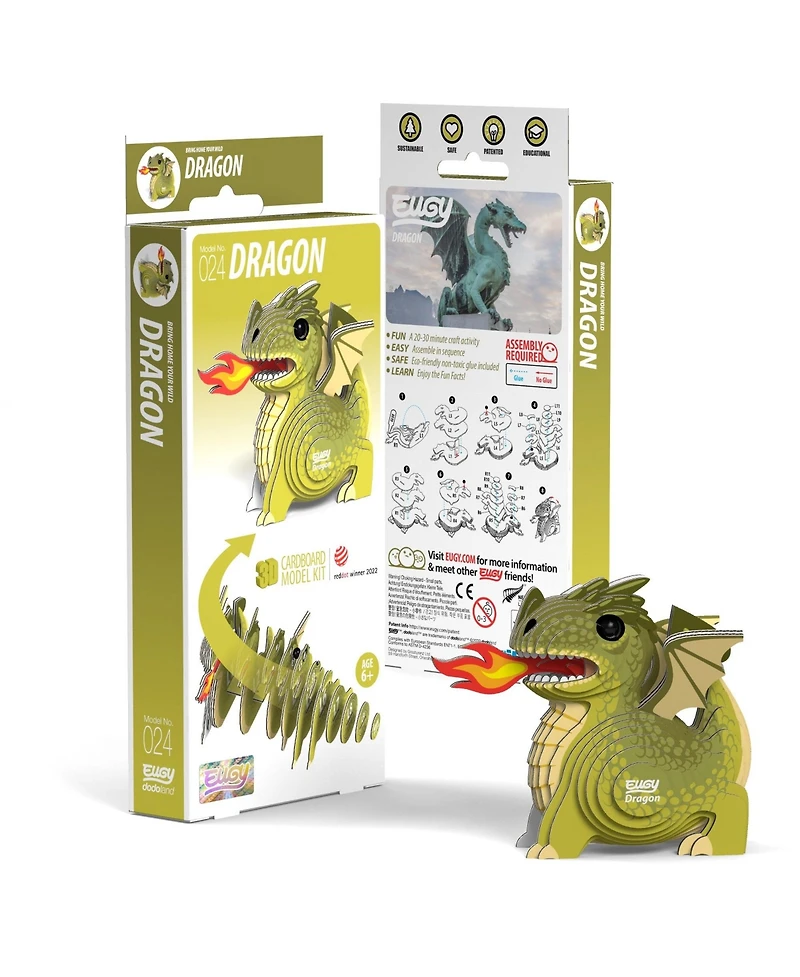 Eugy Dragon 3D Puzzle