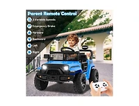 Slickblue 12V Kids Ride-On Truck Battery Powered Electric Vehicle
