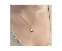 Little Sky Stone Gold Teardrop Pendant Necklace