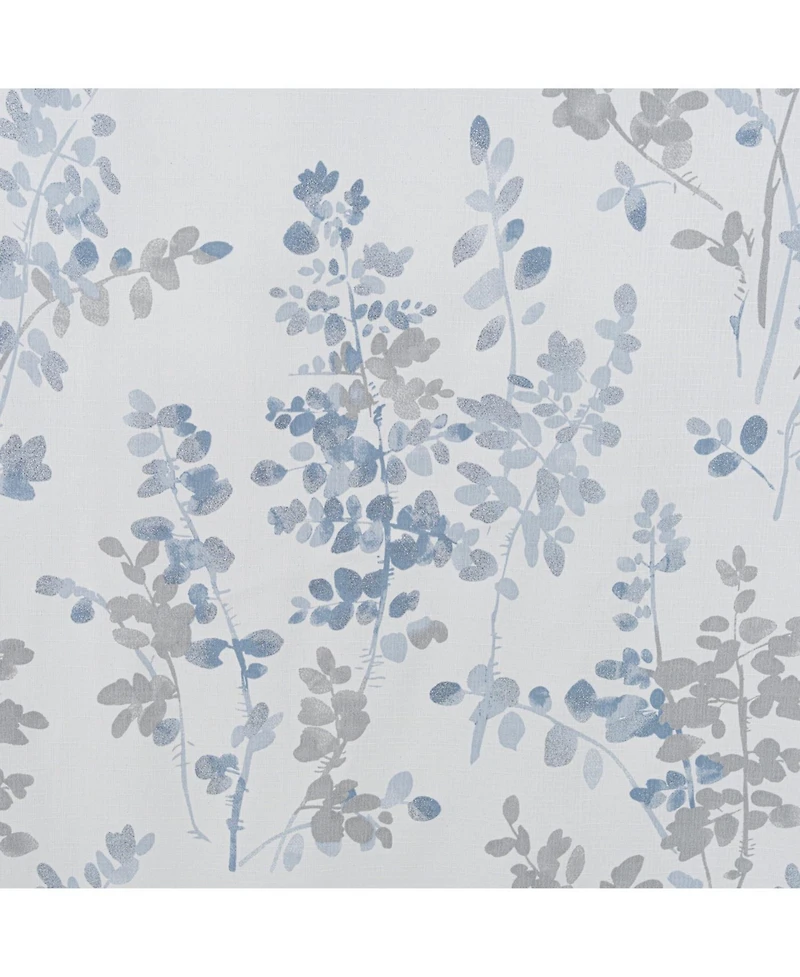 Olivia Gray 100% Polyester 140 Gsm Aiden Printed Textured Grommet Curtain Panel