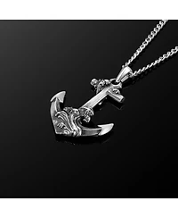 Vincero Waves Anchor Pendant 21" Chain