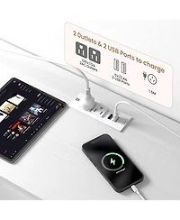 gaomon 63" Dresser Tv Stand for 65–75 Inch TVs, Fabric Chest of Drawers with Charging Station, Led Lights, Open Shelves & 12 Drawers