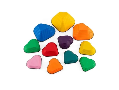 Slickblue 11-Piece Kids Stepping Stones Stackable Balance Blocks