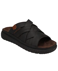 Dockers Men's Seville Tumbled Cross-Straps Sandals