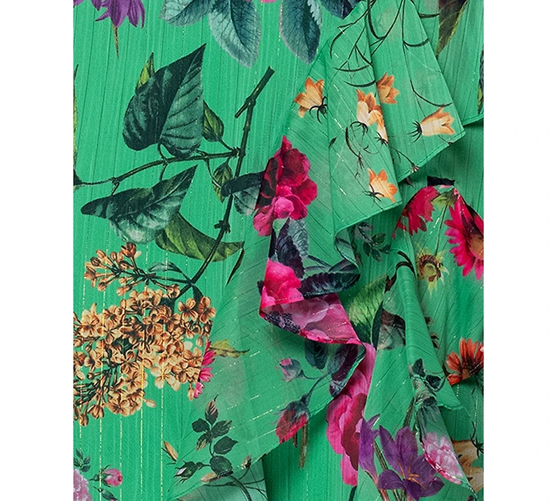 Betsy & Adam Petite Halter Neck Ball Gown Dress