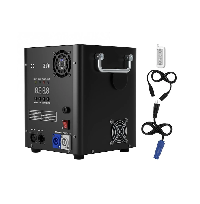 Artudatech 700W Pro Cold Spark Machine with 13ft Adjustable Height, Wireless/Dmx Control for Large Events