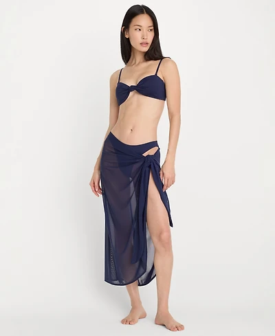 Good American Women's Mesh Midi Cover-Up Sarong