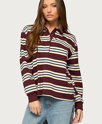 Edikted Women's Renya Striped Rugby Shirt