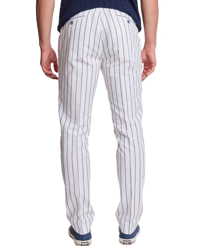 Paisley & Gray Men's Downing Slim-Fit Stripe Pants