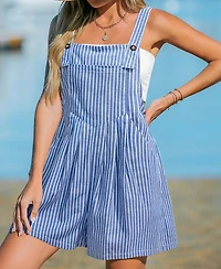 Cupshe Women's V-Neck Zipper Closure Romper