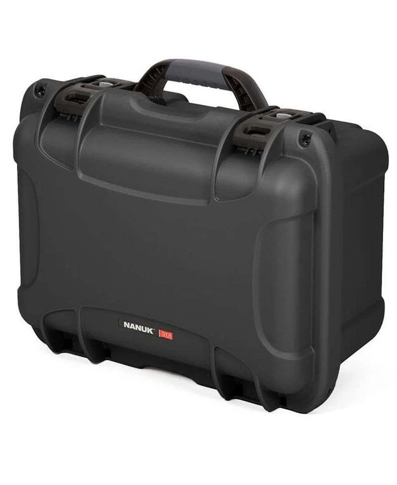 Nanuk Medium Series 918 Lightweight Nk-7 Resin Waterproof Protective Case with Foam Insert for 6 Camera Lens