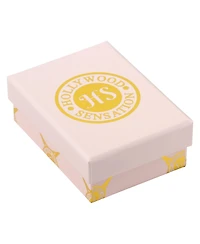 Dloria Lila Square-Cut Huggie Hoop Earrings