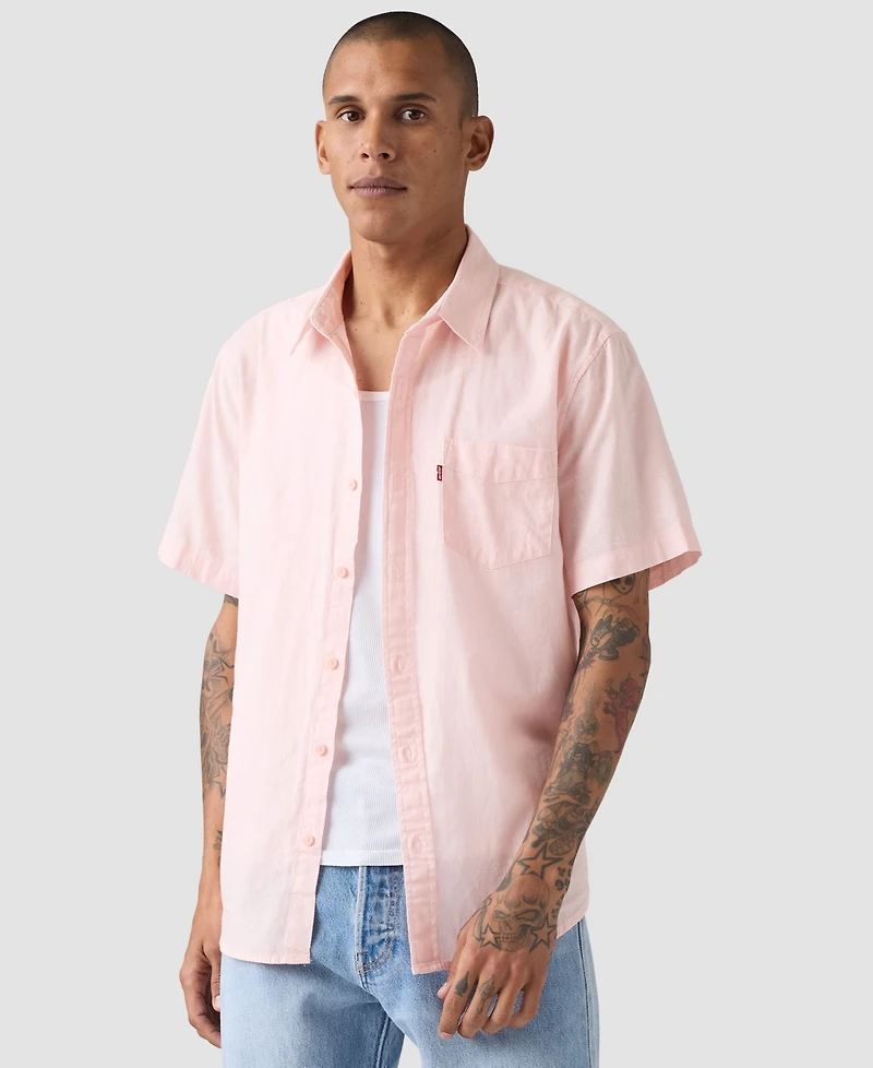 Levi's Men's Classic 1 Pocket Short Sleeve Regular Fit Shirt