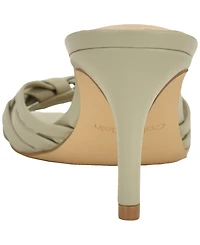 Calvin Klein Women's Wendine Woven Kitten Heel Dress Sandals