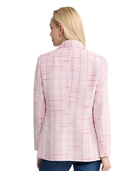 Jones New York Petite One Button Notch Collar Jacket