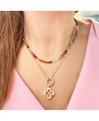 The Lovery Tundra Sapphire Bead Necklace