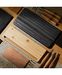 Yigii Pine Wood Key & Coat Rack with Shelf