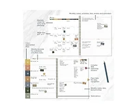 Tf Publishing Paper Goods July 2026 - June 2027 Leaf Motif Large Weekly Monthly Planner