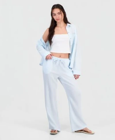 Indigo Rein Juniors Cotton Gauze Shirt Drawstring Beach Pants