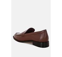 Rag & Co Women's Ninto Low Heel Pleather Loafers