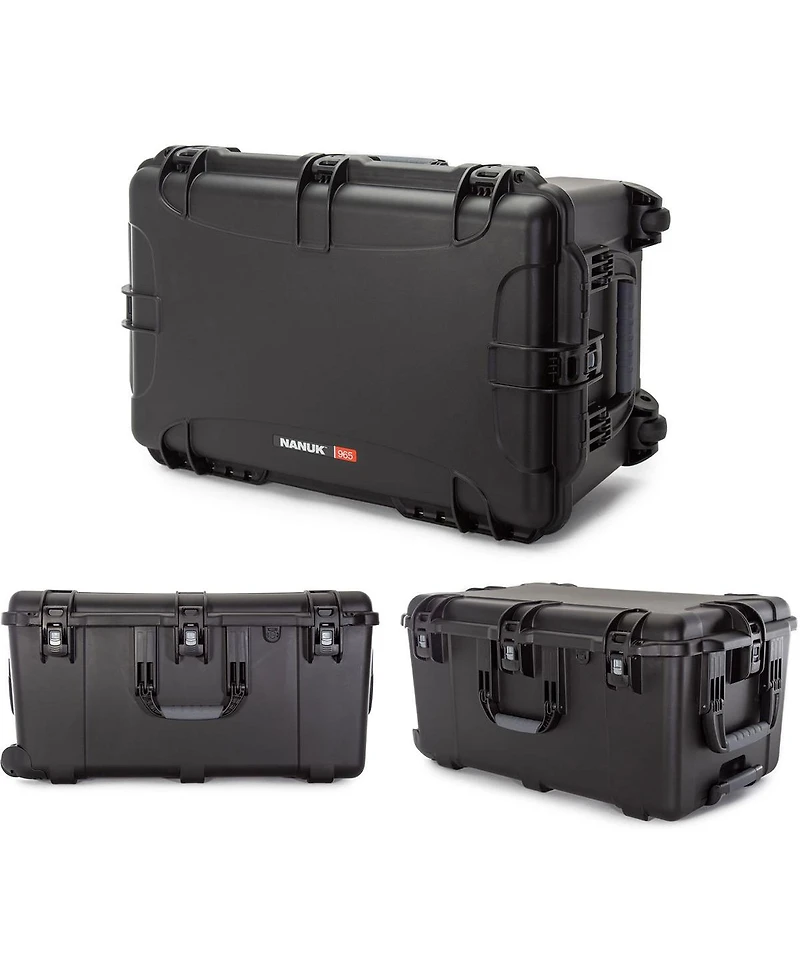 Nanuk Wheeled Series 965 Lightweight Nk-7 Resin Waterproof Hard Case without Foam Insert