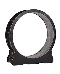 Aostirmotor Large Cat Exercise Wheel: 43.3" Indoor Treadmill in Black
