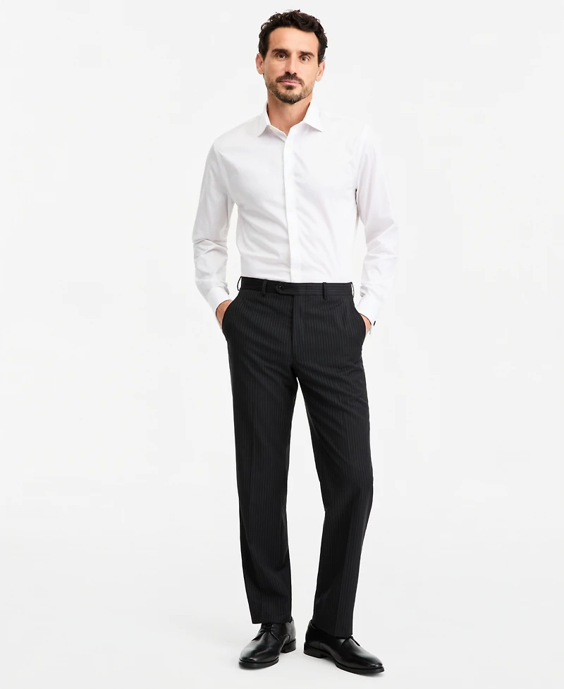 Michael Kors Men's Classic-Fit Pinstripe Wool-Blend Suit Separate Pants
