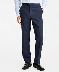 Michael Kors Men's Classic-Fit Wool-Blend Stretch Plaid Suit Separate Pants