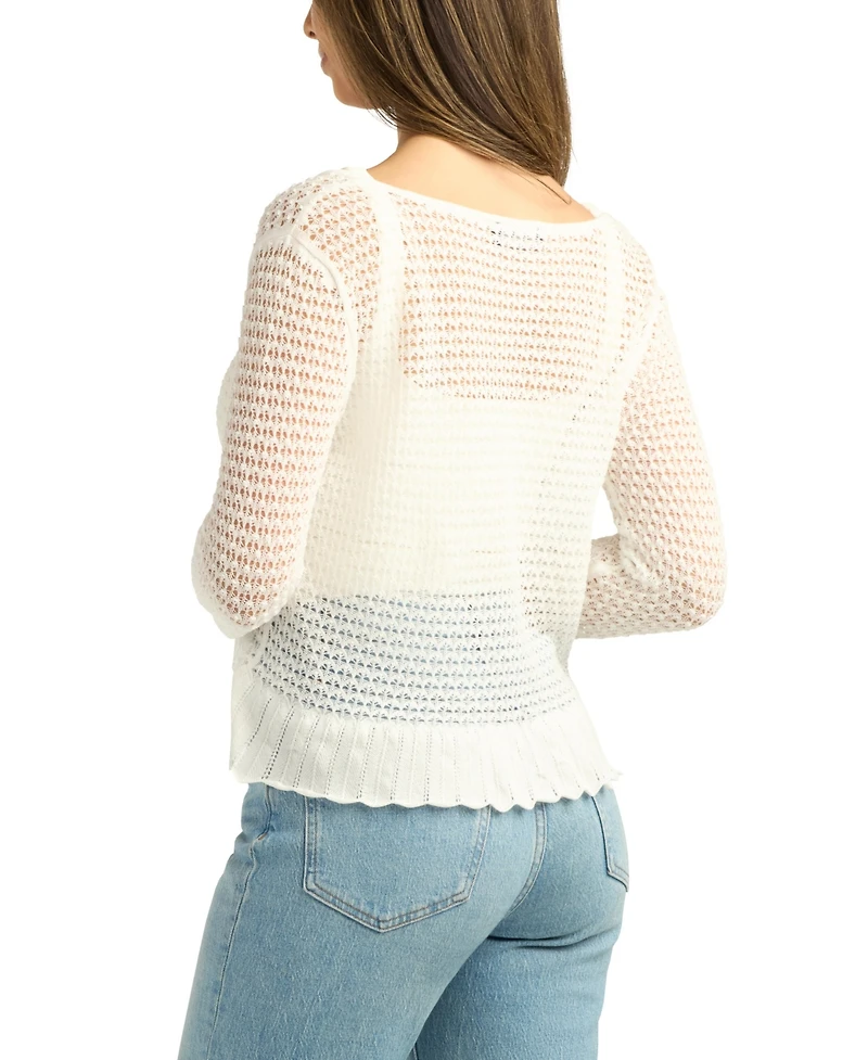 Bcx Women's Tie-Front Cardigan