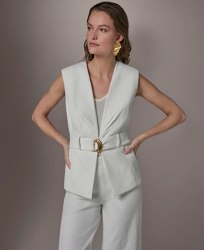 Donna Karan New York Women's Belted Vest