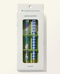 Macy's Flower Show 2-Pc. Blue Pen Set, Macy's Exclusive