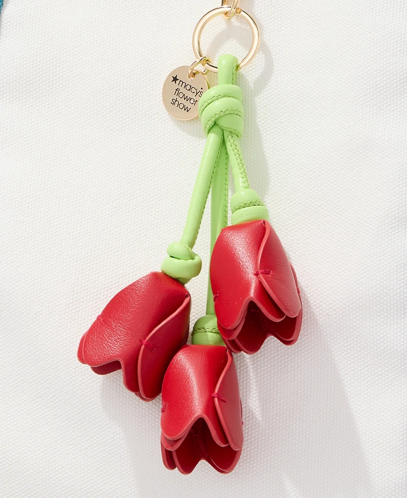 Macy's Flower Show Red Tulip Bag Charm, Macy's Exclusive