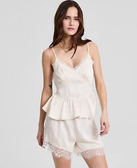 And Now This Women's Satin Lace-Trim Camisole, Macy's Exclusive