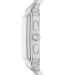 Emporio Armani Men's Quartz Chronograph Silver Stainless Steel Watch, 38mm
