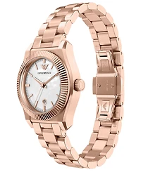 Emporio Armani Women's Quartz Three-Hand Rose Gold Stainless Steel Watch, 32mm
