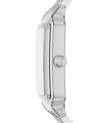 Emporio Armani Men's Quartz Three-Hand Silver Stainless Steel Watch, 36mm
