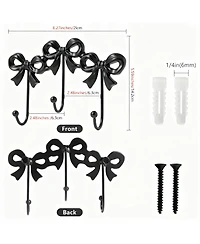 Draft - Cast Iron Bow Wall Hooks