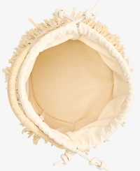 I.n.c. International Concepts Fringe And Crystal Mini Bucket Bag, Macy's Exclusive