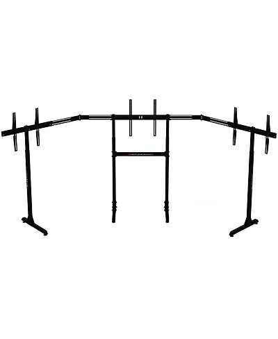 Next Level Racing Round Tube Freestanding Triple Monitor Stand, Black